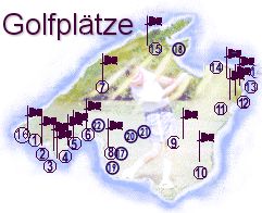 Golfpltze auf Mallorca